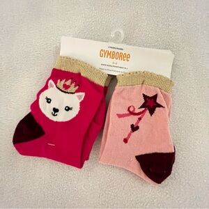 Gymboree Royal Princess 2 Pair Set Socks NWT